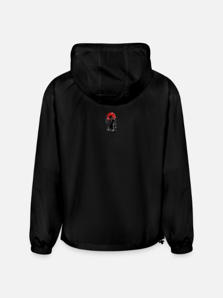 Samurai Shadow under Red Sun - Champion Packable Jacket - black