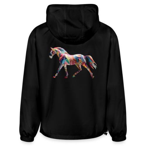 Colorful Abstract Horse Art Design - Champion Packable Jacket