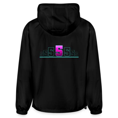 Number 5 in Magenta: Varsity Font - Champion Packable Jacket