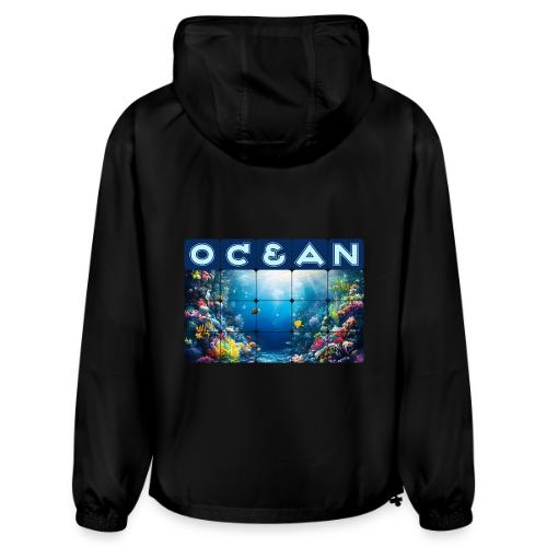 Ocean: Neon Reef Glow - Champion Packable Jacket