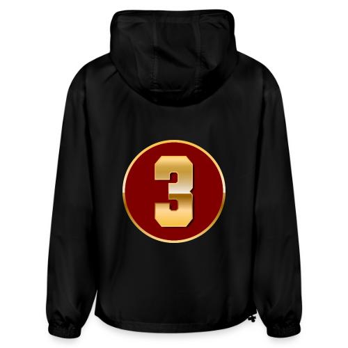 Number 3 in Gold Varsity Font - Champion Packable Jacket