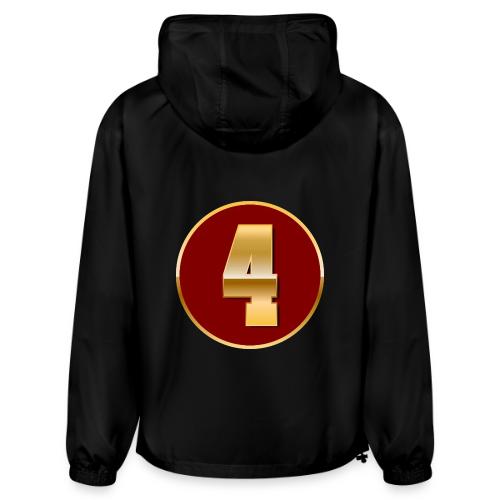 Number 4 in Gold Varsity Font - Champion Packable Jacket