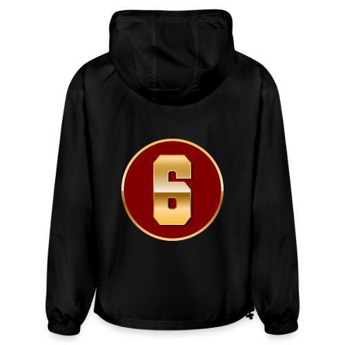 Number 6 in Gold Varsity Font - Champion Packable Jacket