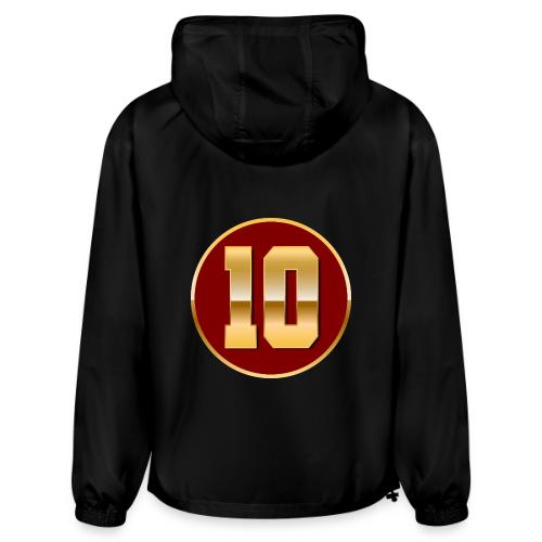 Number 10 in Gold Varsity Font - Champion Packable Jacket