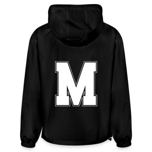 White Letter M – Varsity Alphabet Monogram - Champion Packable Jacket