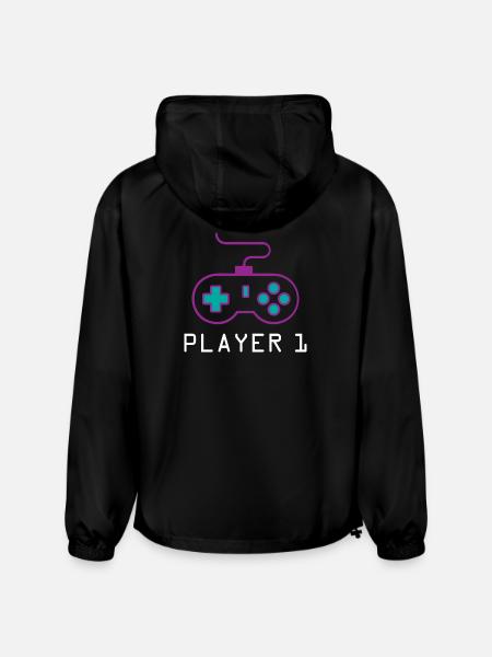 Player 1 Gamer - Champion Packable Jacket - black