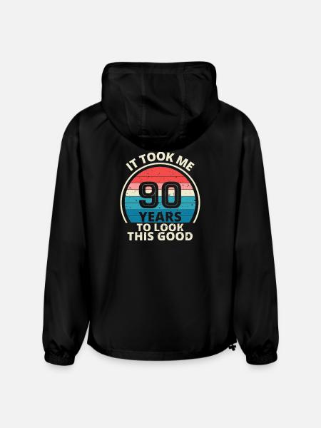 90th Birthday - Champion Packable Jacket - black