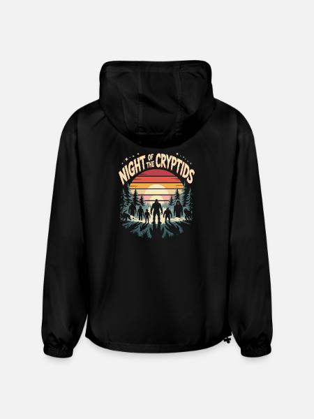 Cryptozoology Night Of The Cryptids - Champion Packable Jacket - black
