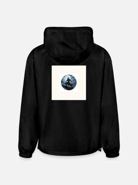 Moonlit Shadow Ninja Circle - Champion Packable Jacket - black