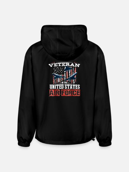 USAF Veteran Pride Art - Champion Packable Jacket - black