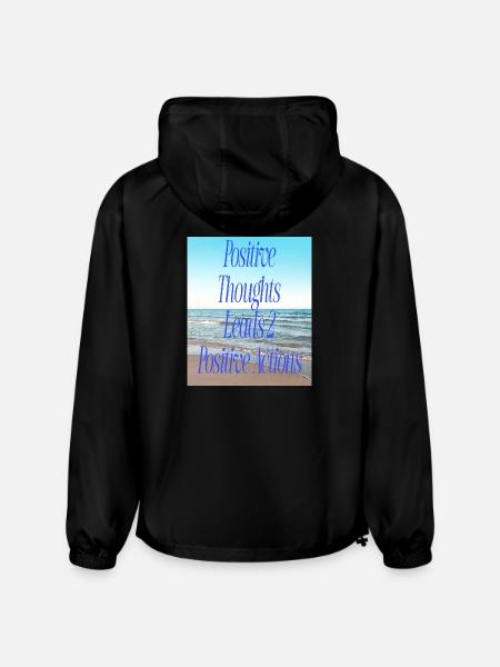 Positive Thoughts, Positive Actions - Champion Packable Jacket - black