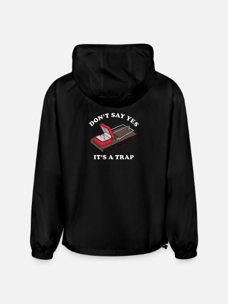 It's a Trap - Champion Packable Jacket - black