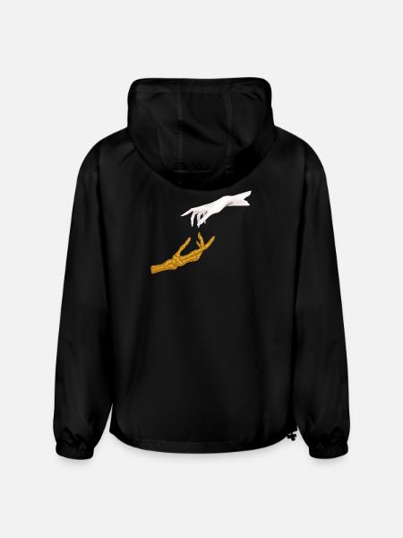 Glittering Hand Connection - Champion Packable Jacket - black
