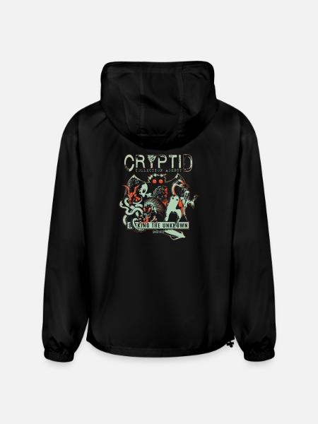 Cryptid Kin Palette Tee - Champion Packable Jacket - black