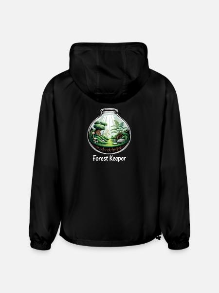 Forest Keeper Mossarium Terrarium - Champion Packable Jacket - black