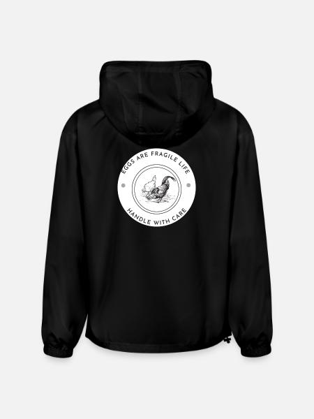 Eggs_Are_Fragile_Life - Champion Packable Jacket - black
