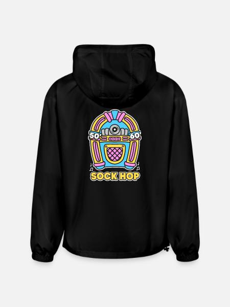 Jukebox 50s Sock Hop - Champion Packable Jacket - black