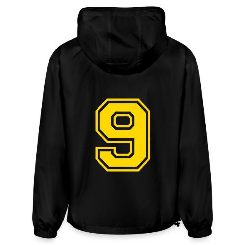 Number 9 in a classic athletic collegiate font - Champion Packable Jacket