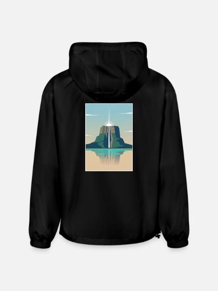 Angel Falls Sunrise - Champion Packable Jacket - black
