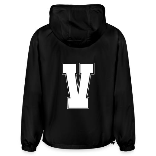 White Letter V – Varsity Alphabet Monogram - Champion Packable Jacket