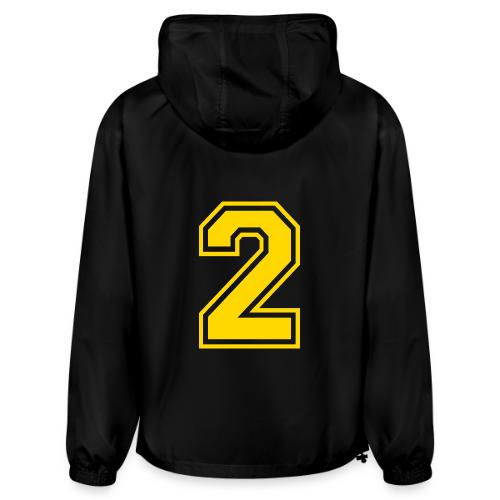 Number 2 in a classic athletic collegiate font - Champion Packable Jacket
