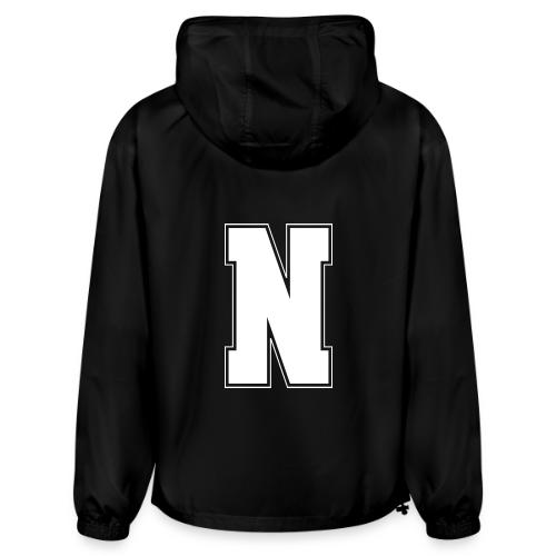 White Letter N – Varsity Alphabet Monogram - Champion Packable Jacket