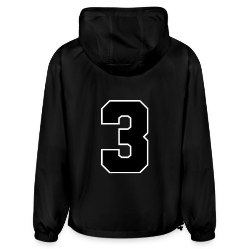 Varsity Number 3 Athletic Font - Champion Packable Jacket