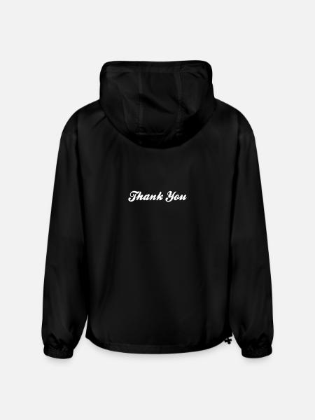 Thank You! - Champion Packable Jacket - black