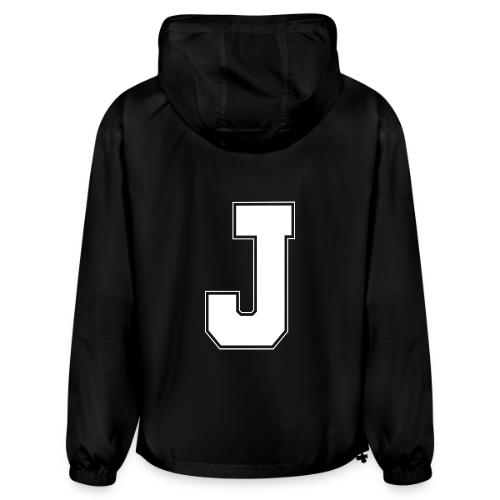 White Letter J – Varsity Alphabet Monogram - Champion Packable Jacket