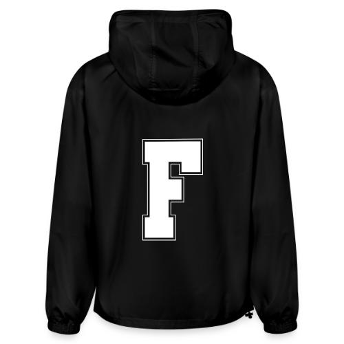 White Letter F – Varsity Alphabet Monogram - Champion Packable Jacket