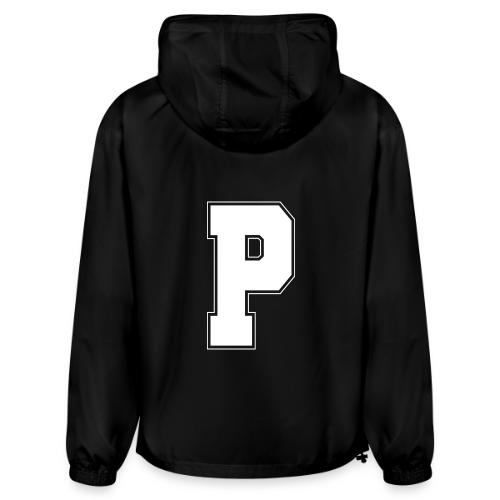 White Letter P – Varsity Alphabet Monogram - Champion Packable Jacket