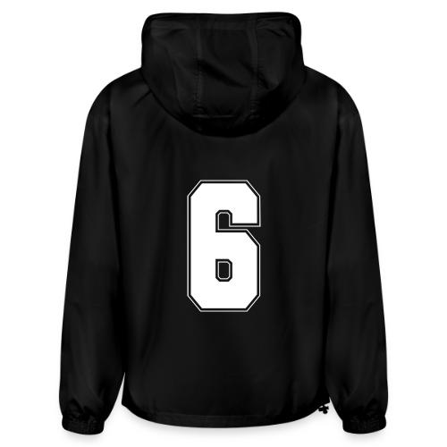 White Number 6 – Varsity Font - Champion Packable Jacket