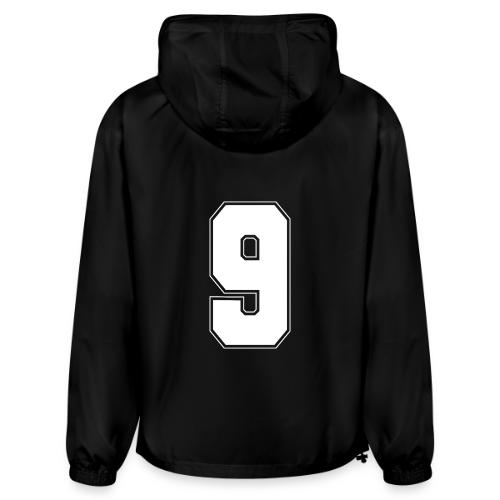 White Number 9 – Varsity Font - Champion Packable Jacket