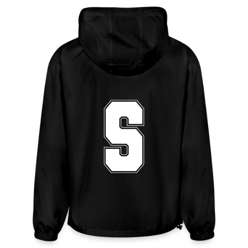 White Letter S – Varsity Alphabet Monogram - Champion Packable Jacket