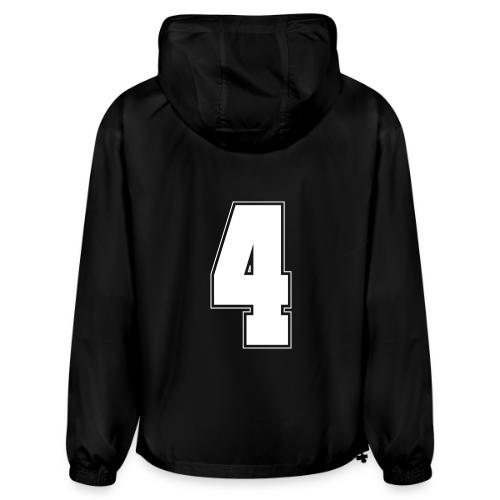 White Number 4 – Varsity Font - Champion Packable Jacket