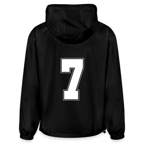 White Number 7 – Varsity Font - Champion Packable Jacket
