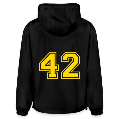 Number 42 in a classic athletic collegiate font - Champion Packable Jacket