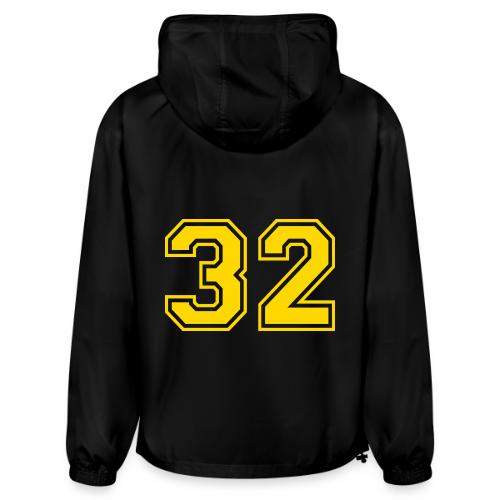 Number 32 in a classic athletic collegiate font - Champion Packable Jacket