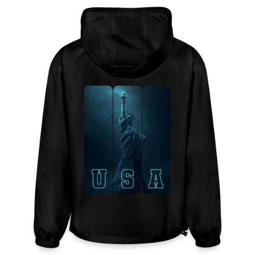 Neon Liberty USA Triptych - Champion Packable Jacket