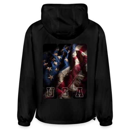 USA: Worn Stars and Stripes - Champion Packable Jacket