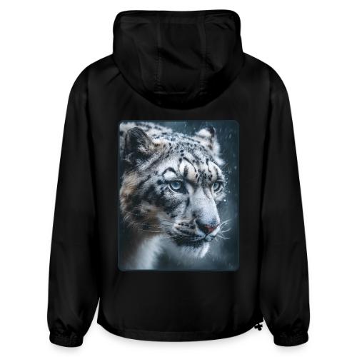 Snow Leopard Blue Eyes Design - Champion Packable Jacket