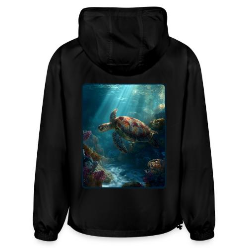 Sea Turtle Coral Reef Design - Champion Packable Jacket