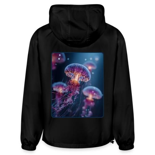 Glowing Jellyfish Deep Sea Design - Champion Packable Jacket