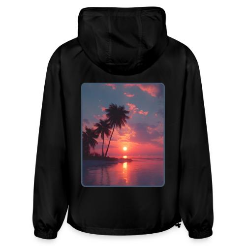 Tropical Sunset Ocean Reflection Design - Champion Packable Jacket