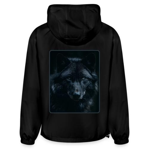 Black Wolf Intense Eyes Portrait Design - Champion Packable Jacket