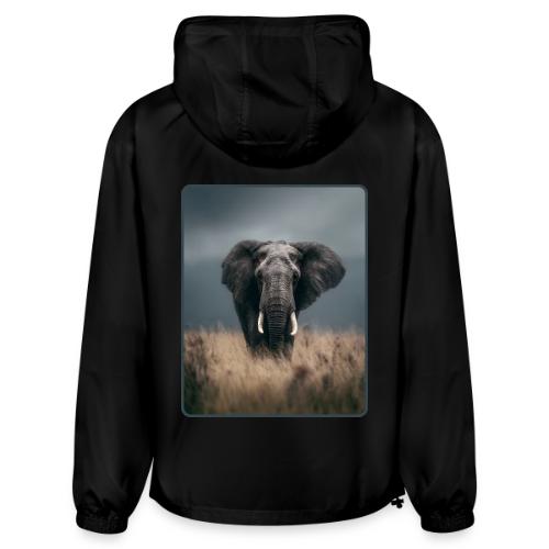 Majestic African Elephant Portrait Design - Champion Packable Jacket