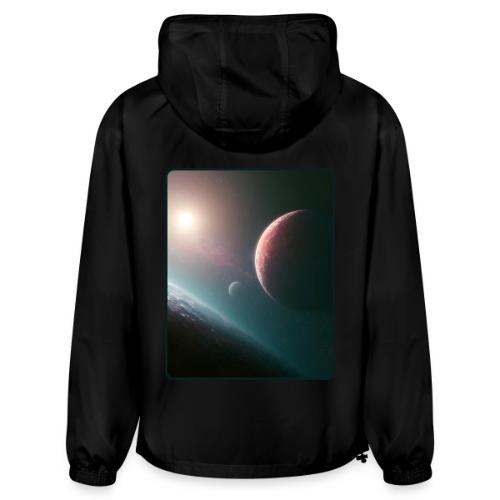 Deep Space Planet Horizon Art - Champion Packable Jacket