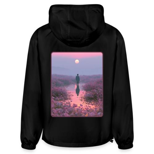 Ethereal Sunset Flower Field Art - Champion Packable Jacket