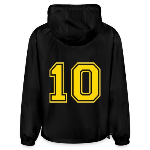 Number 10 in a classic athletic collegiate font - Champion Packable Jacket