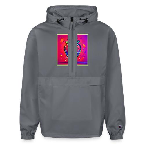 Neon Strawberry Pop - Champion Packable Jacket